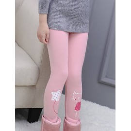 Girl Casual/Daily Solid Pants-Cotton Winter  