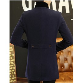 In the autumn of 2016 new men's wool coat male autumn Korean cultivating youth wool coat girl coat tide