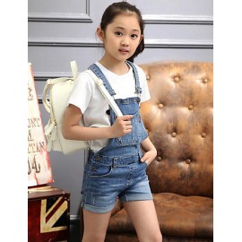 Girl's Casual/Daily Jeans,Cotton Summer Blue  