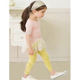 Girl's Summer/Spring Colorful Thin Leggings (Cotton Blends)  